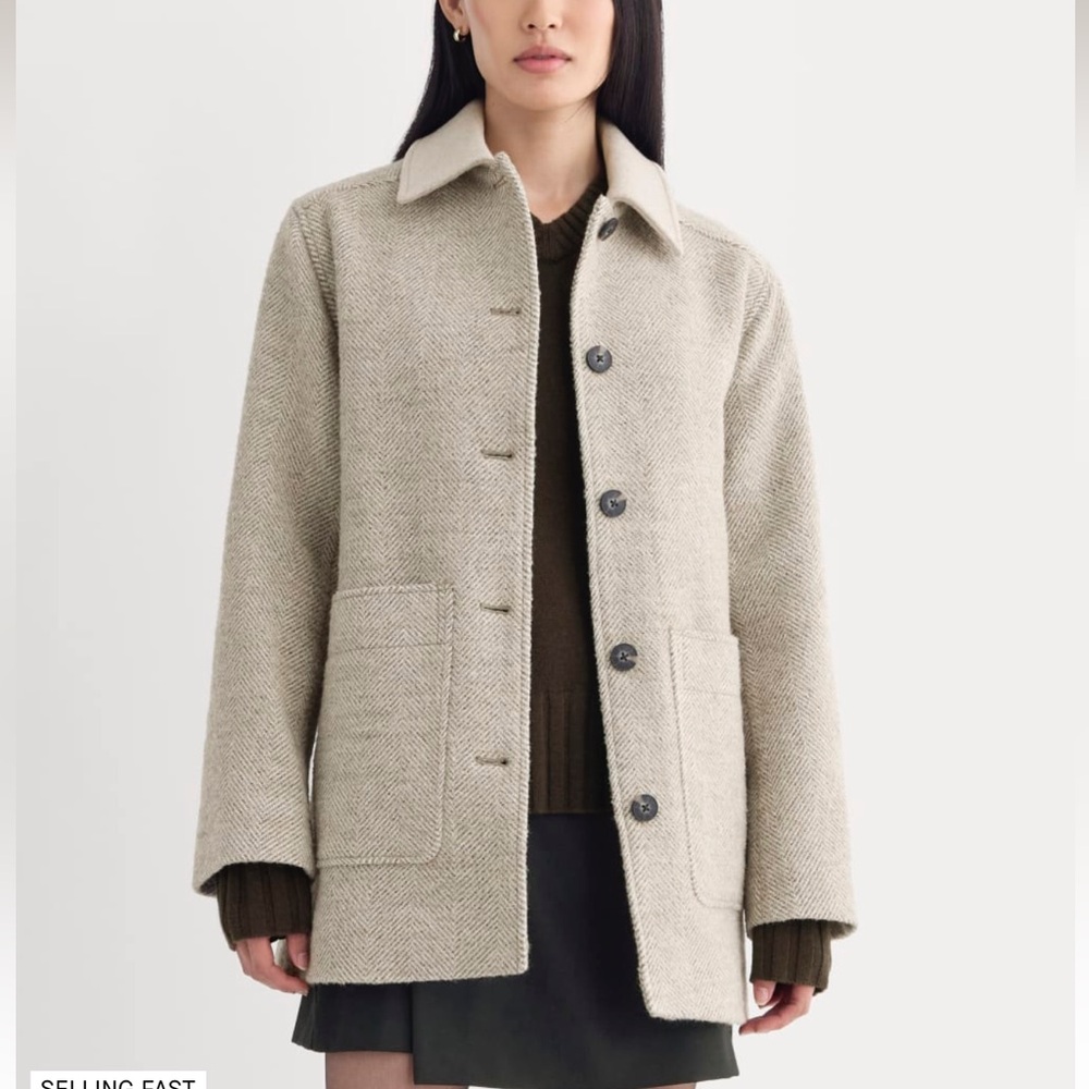 NWT Everlane Italian Car Coat